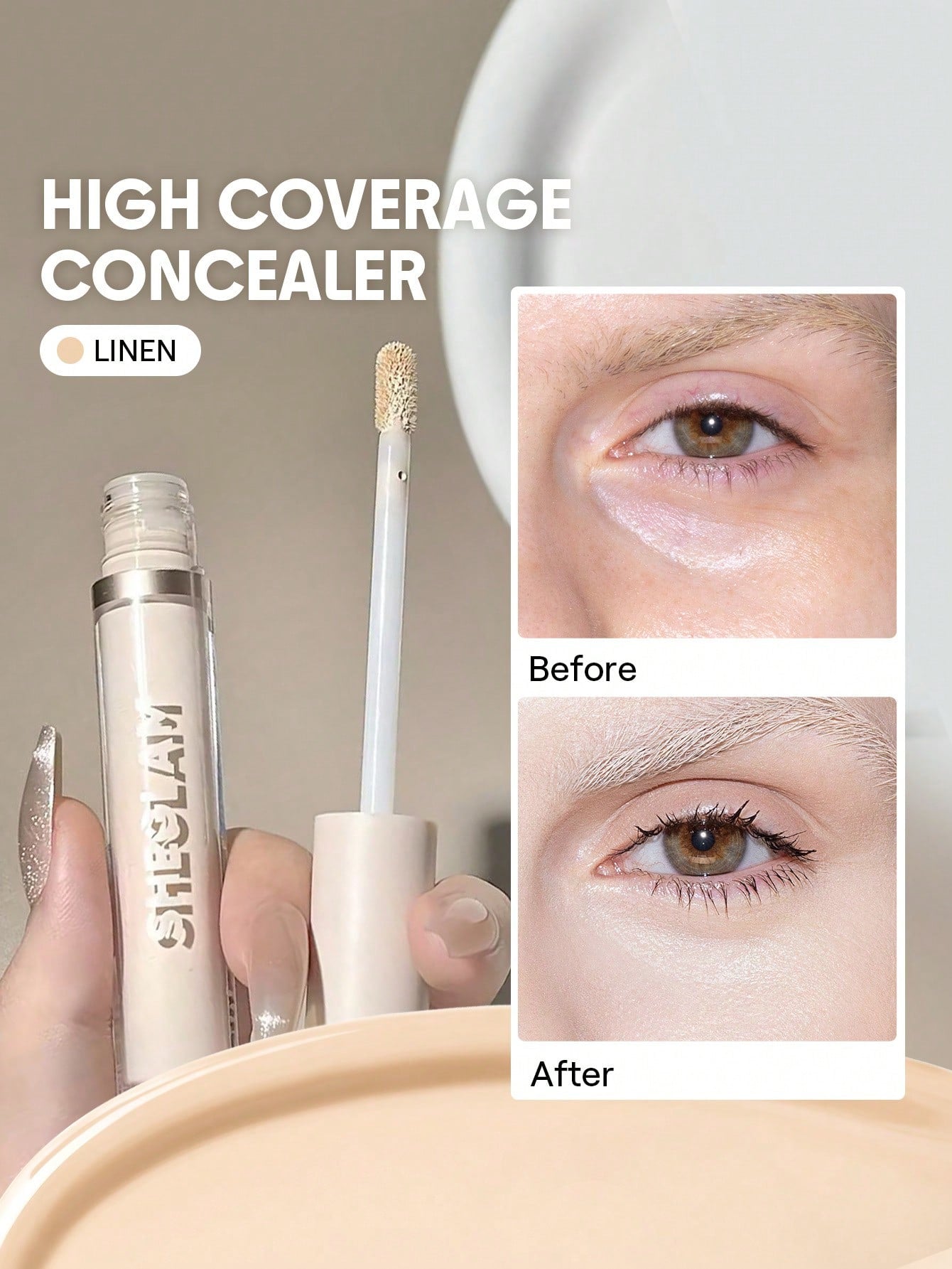 Like Magic 12HR Full Coverage Concealer-Linen