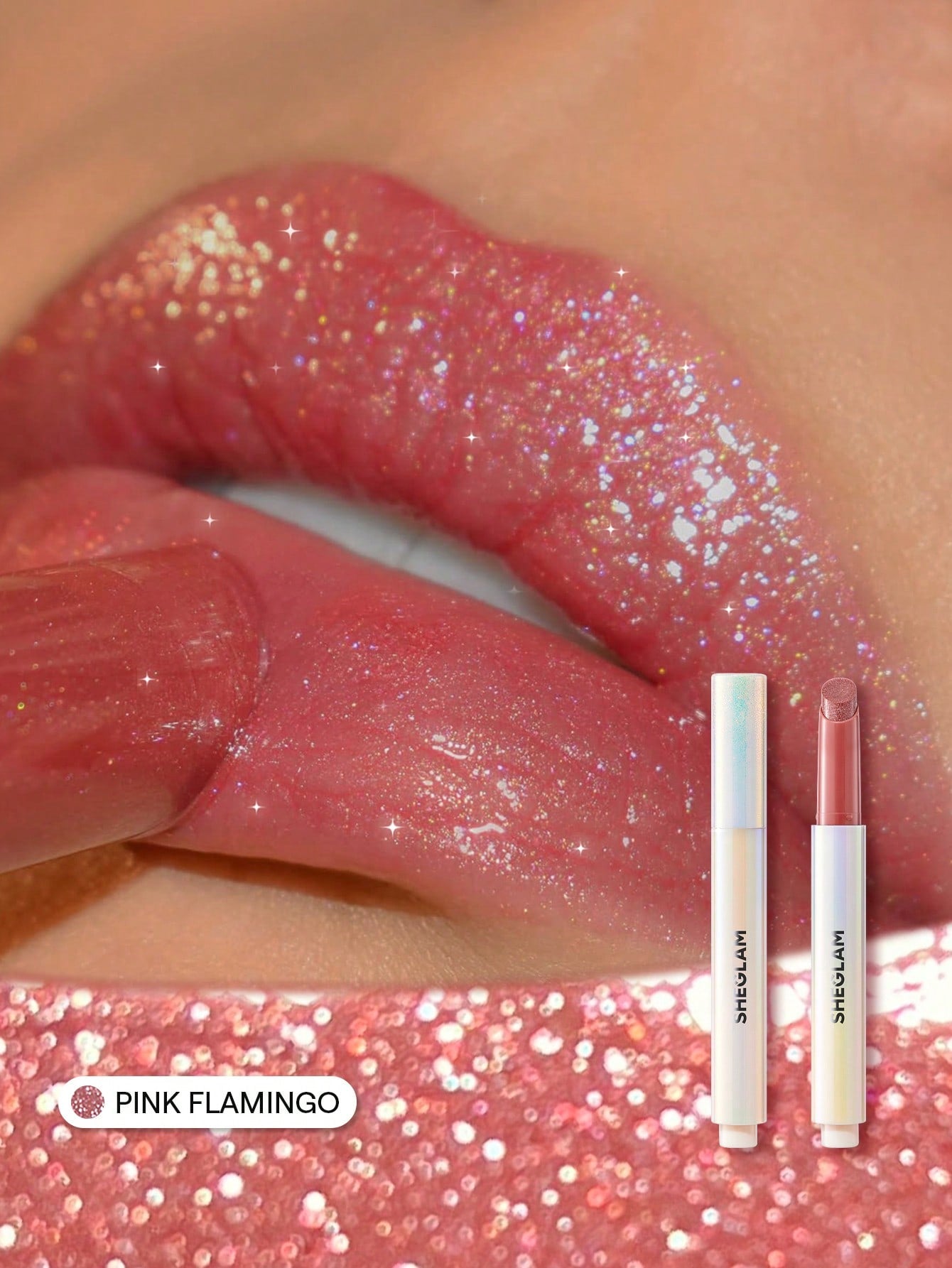 Pout-Perfect Shimmer Lip Plumper-114 Pink Flamingo