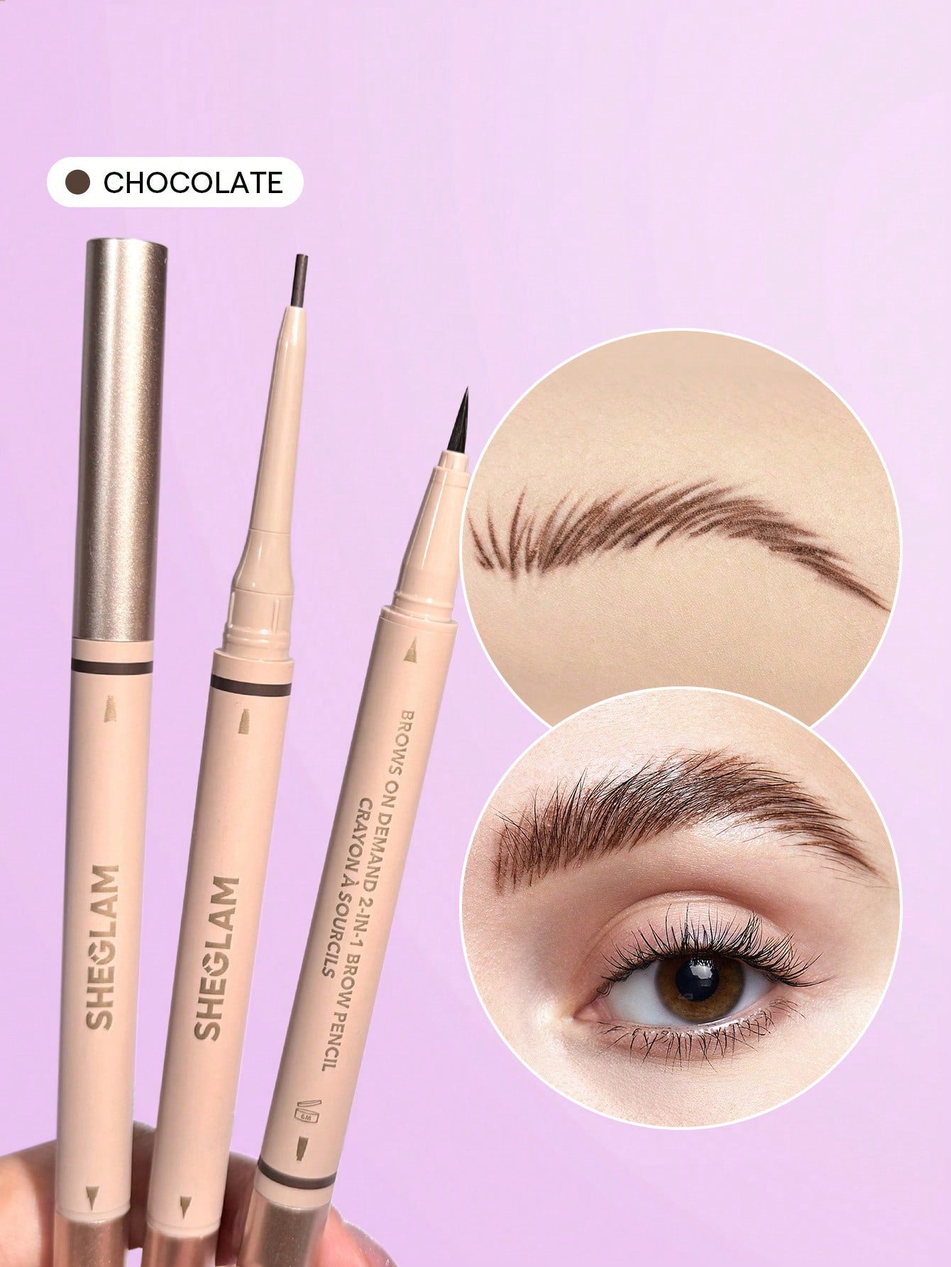 Brows on Demand 2-in-1 Brow Pencil-08 Chocolate