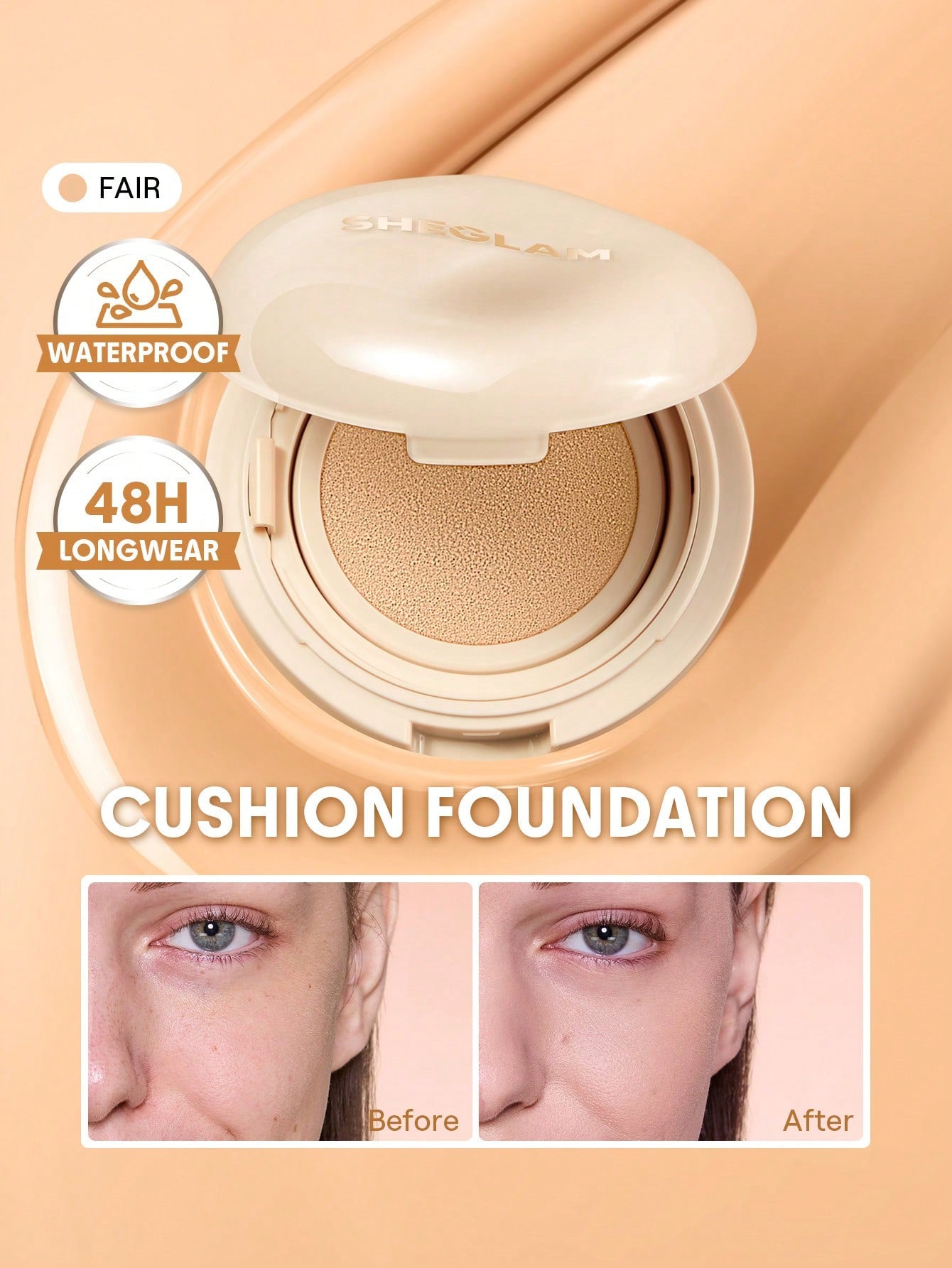 Lock & Go Long-Lasting Cushion Foundation-Fair