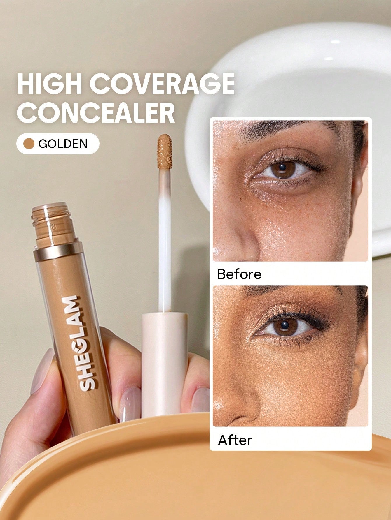 Like Magic 12HR Full Coverage Concealer-Golden