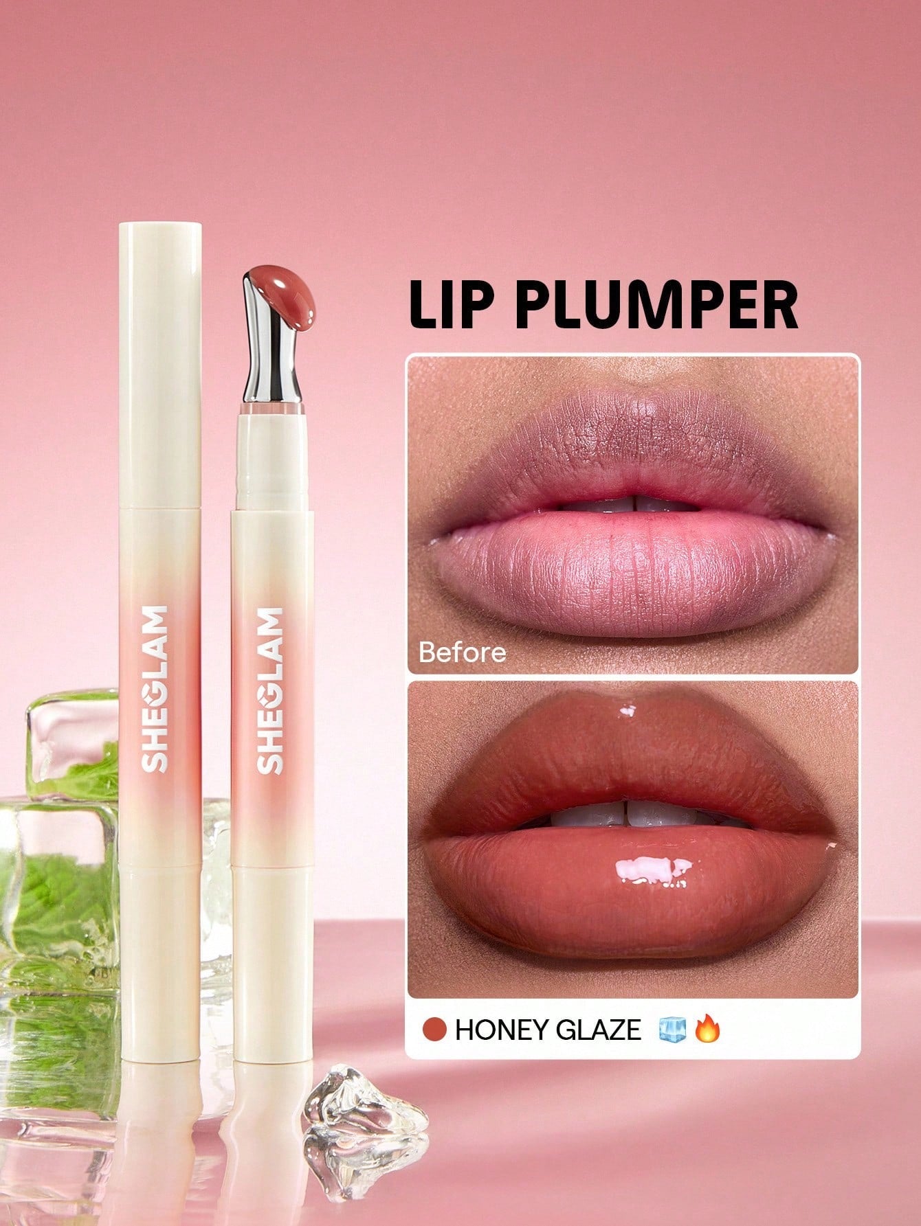 Bold Booster Lip Plumper-506 Honey Glaze