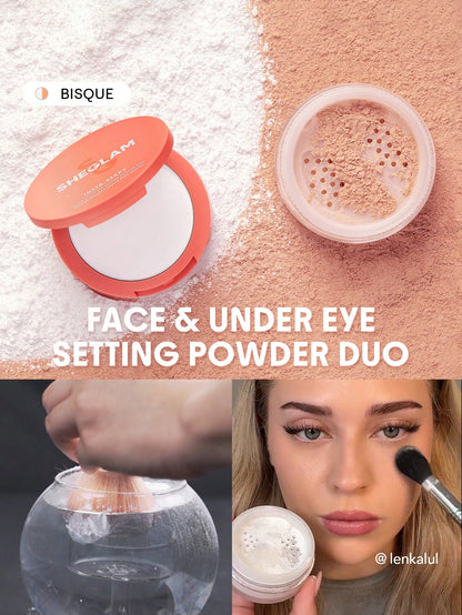 Insta-Ready Face & Under Eye Setting Powder Duo-11 Bisque