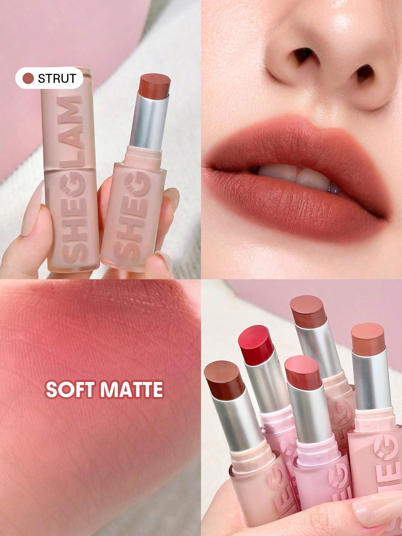 Lip Veil Cushion Lightweight Lipstick-501 Strut