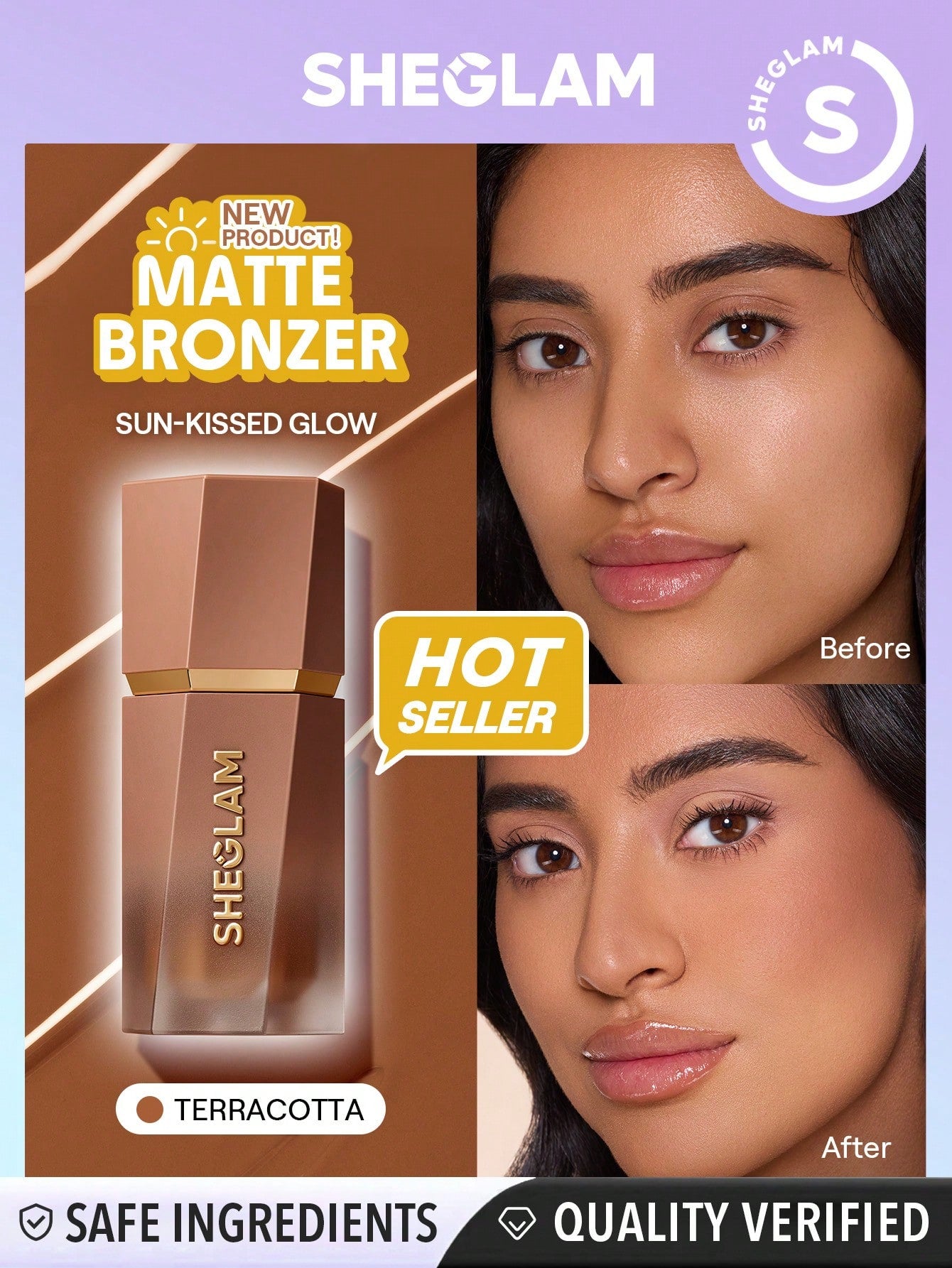 Sun Beam Matte Liquid Bronzer-12 Terracotta