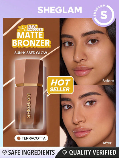 Sun Beam Matte Liquid Bronzer-12 Terracotta