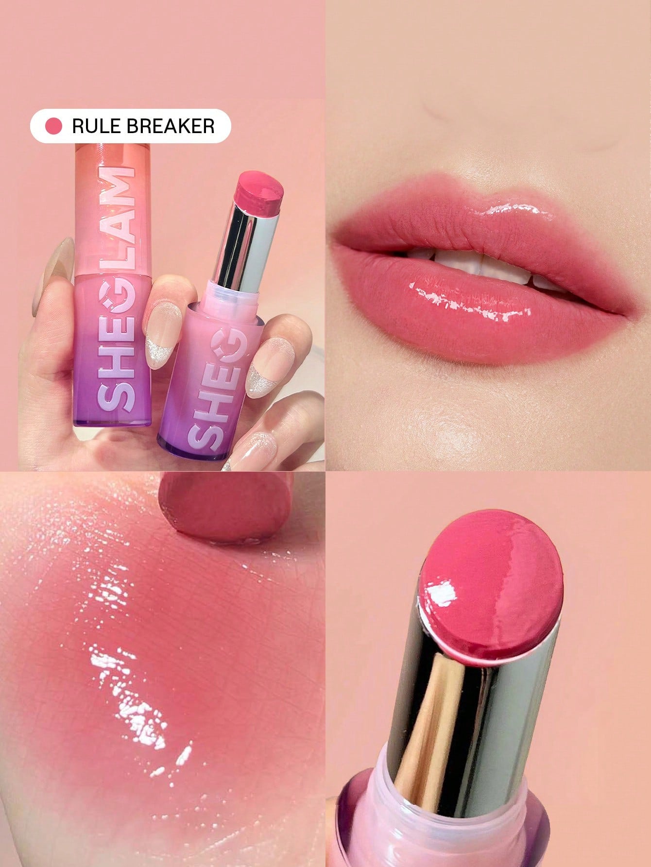 Mirror Kiss High-Shine Lipstick-100 Rule Breaker