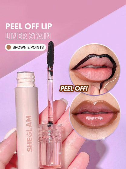 Fall In Line Peel Off Lip Liner Stain-011 Brownie Points