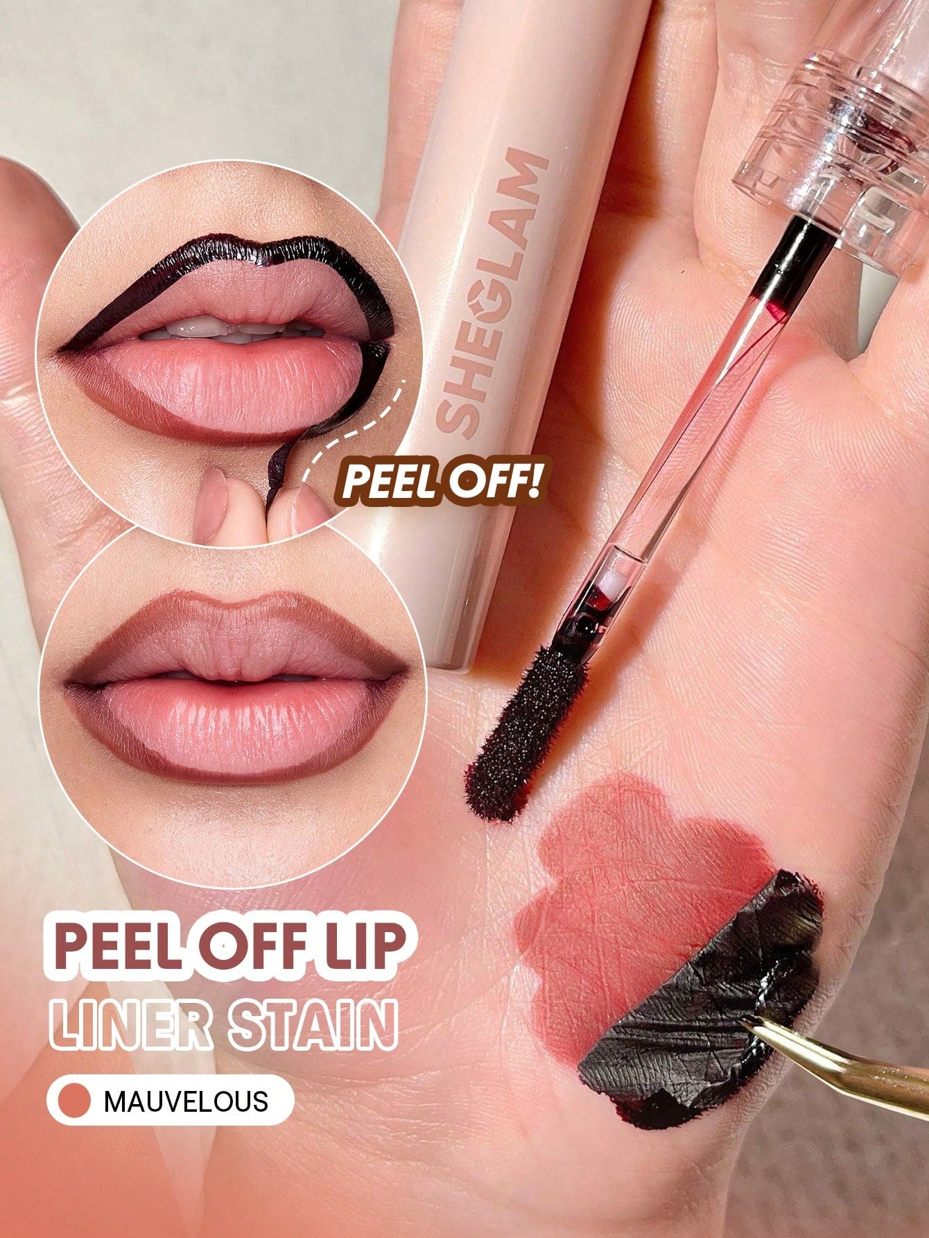 Fall In Line Peel Off Lip Liner Stain-010 Mauvelous