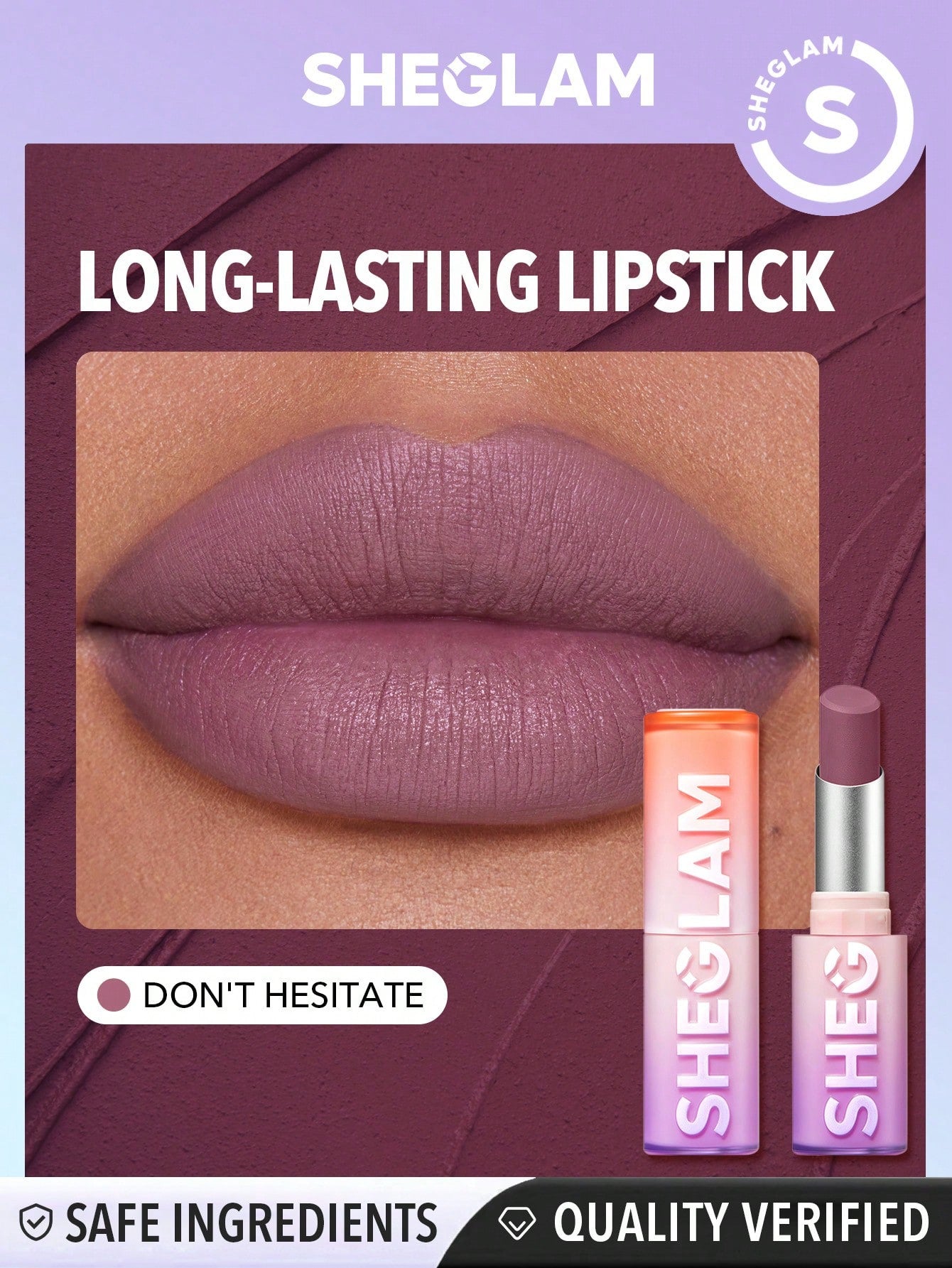 Dynamatte Boom Long-lasting Matte Lipstick-608 Don't Hesitate