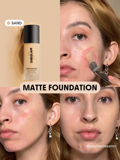 Complexion Pro Long Lasting Breathable Matte Foundation-Sand
