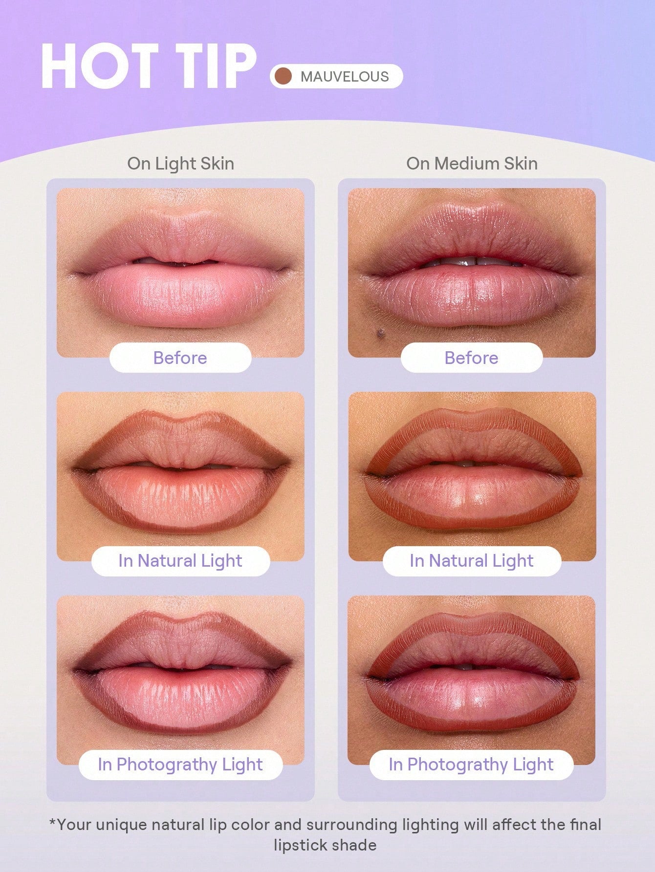 Fall In Line Peel Off Lip Liner Stain-010 Mauvelous