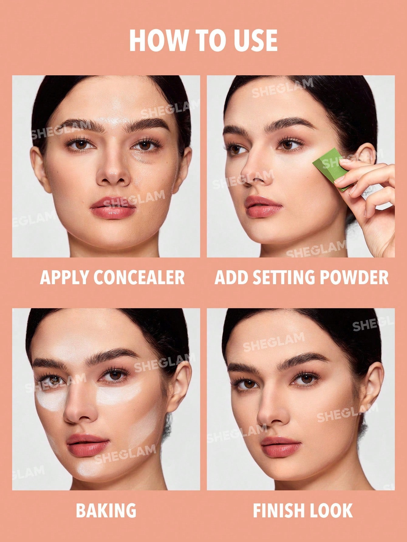Insta-Ready Face & Under Eye Setting Powder Duo-11 Bisque