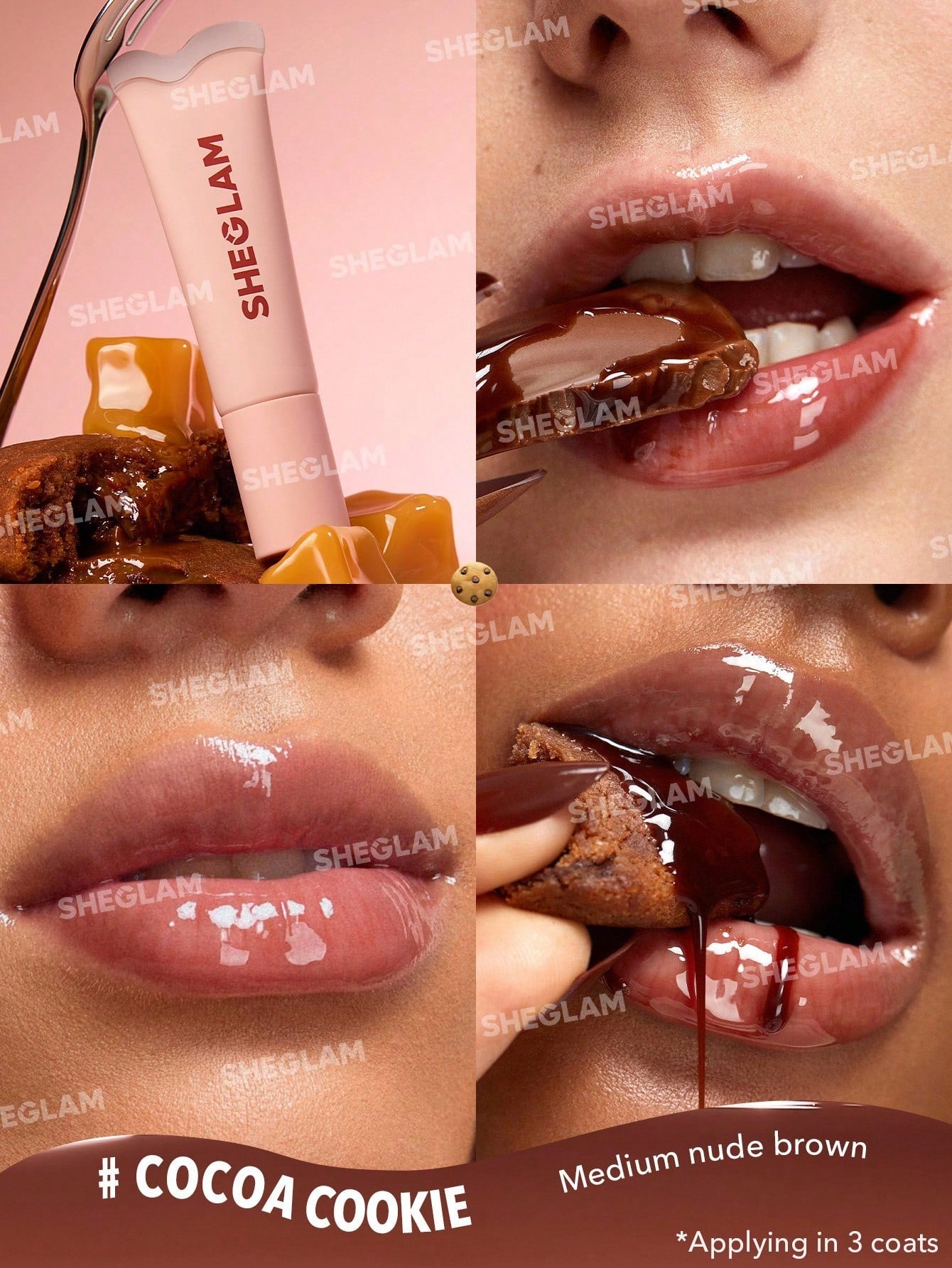 Crystal Glaze Moisturizing Lip Care-514 Cocoa Cookie