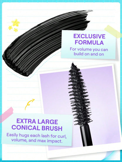 Lashlighter Mega Boost Mascara-Black VOLUME
