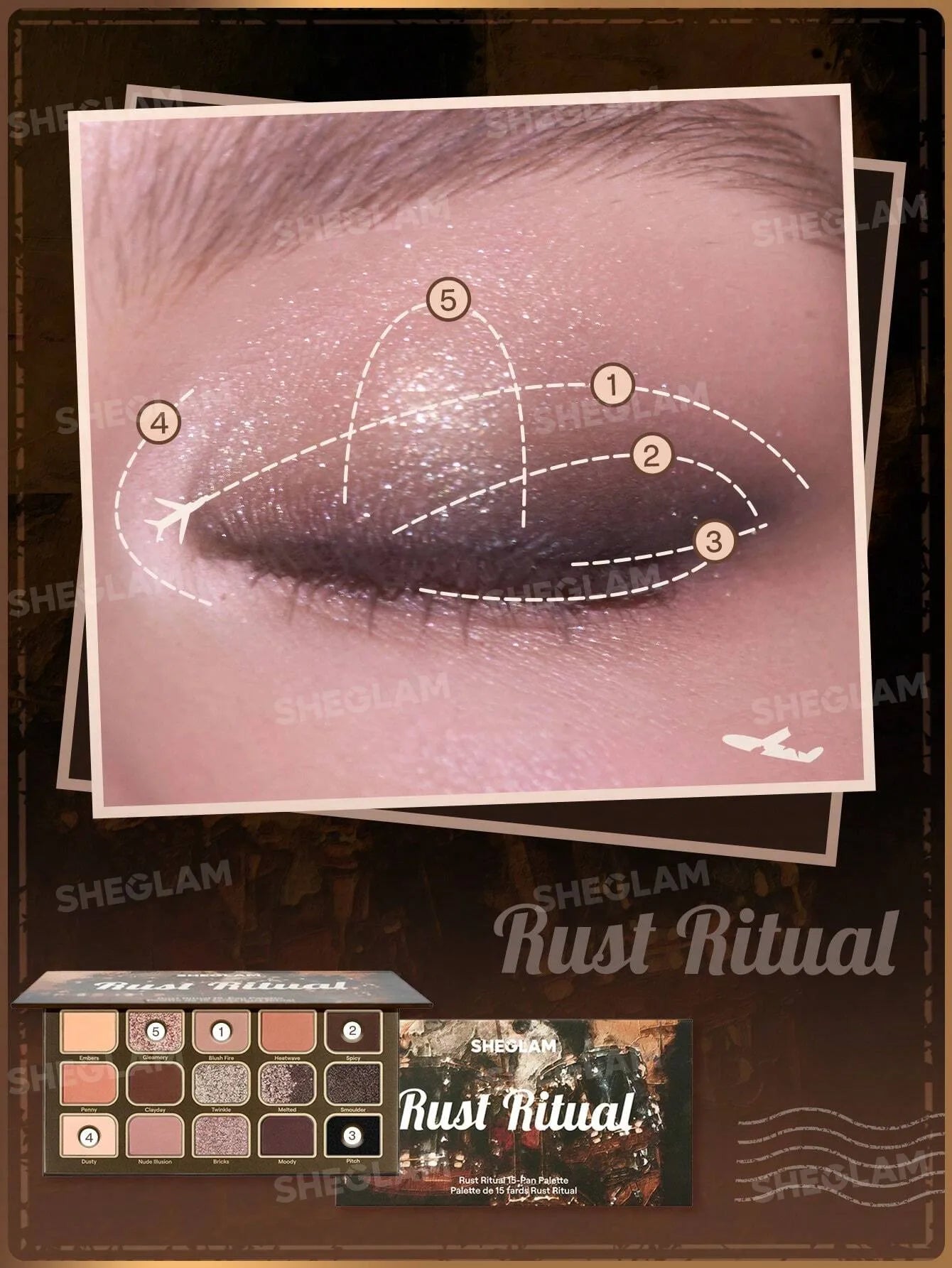 Sheglam - Rust Ritual 15 - Pan Palette