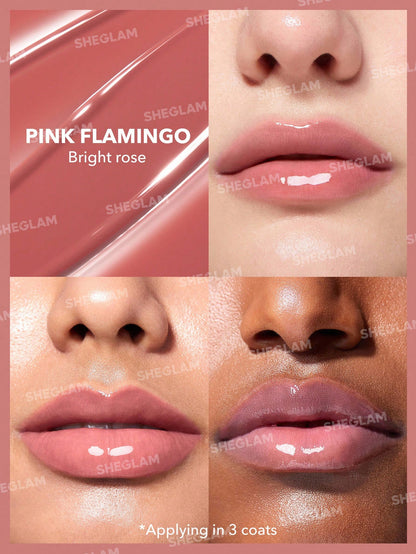 Pout-Perfect Shine Lip Plumper-114 Pink Flamingo