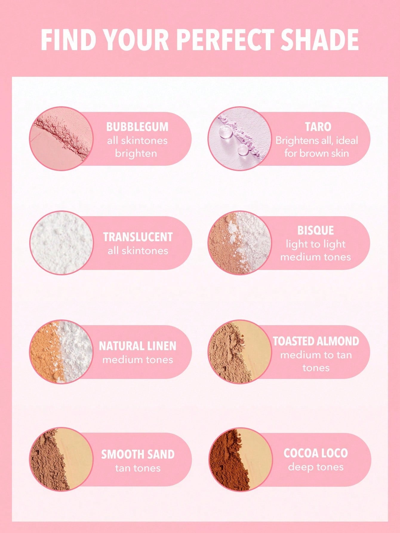 Insta-Ready Face & Under Eye Setting Powder Duo-01 Bubblegum