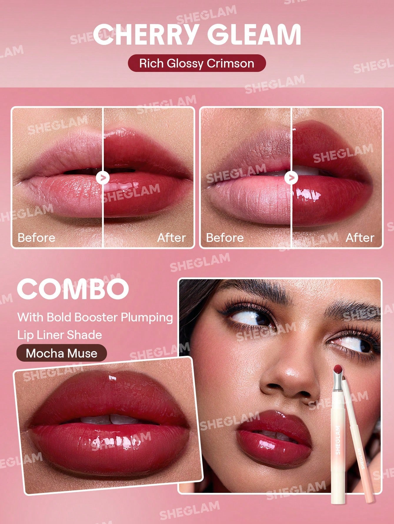 Bold Booster Lip Plumper-310 Cherry Gleam