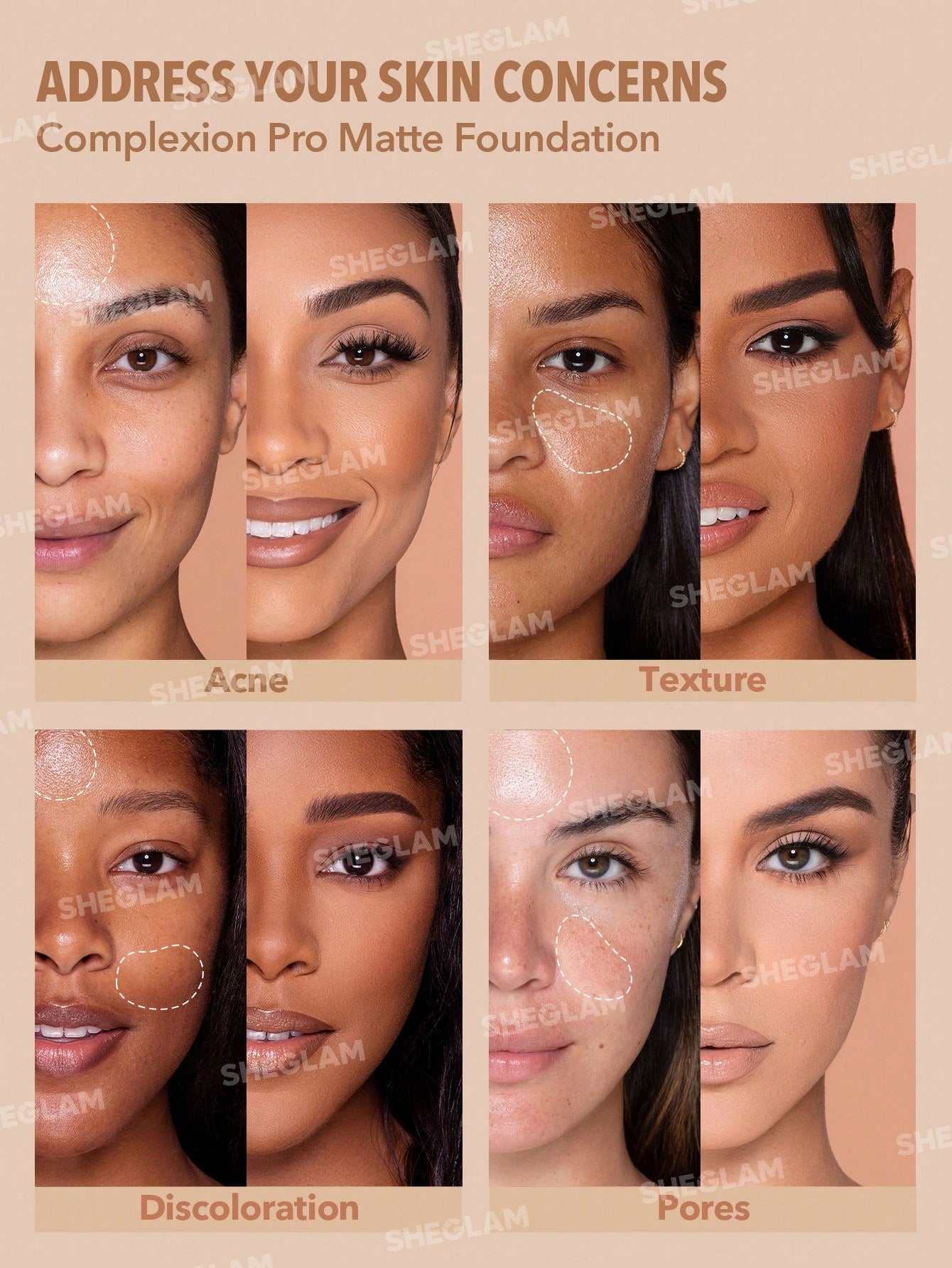 Complexion Pro Long Lasting Breathable Matte Foundation-Nude