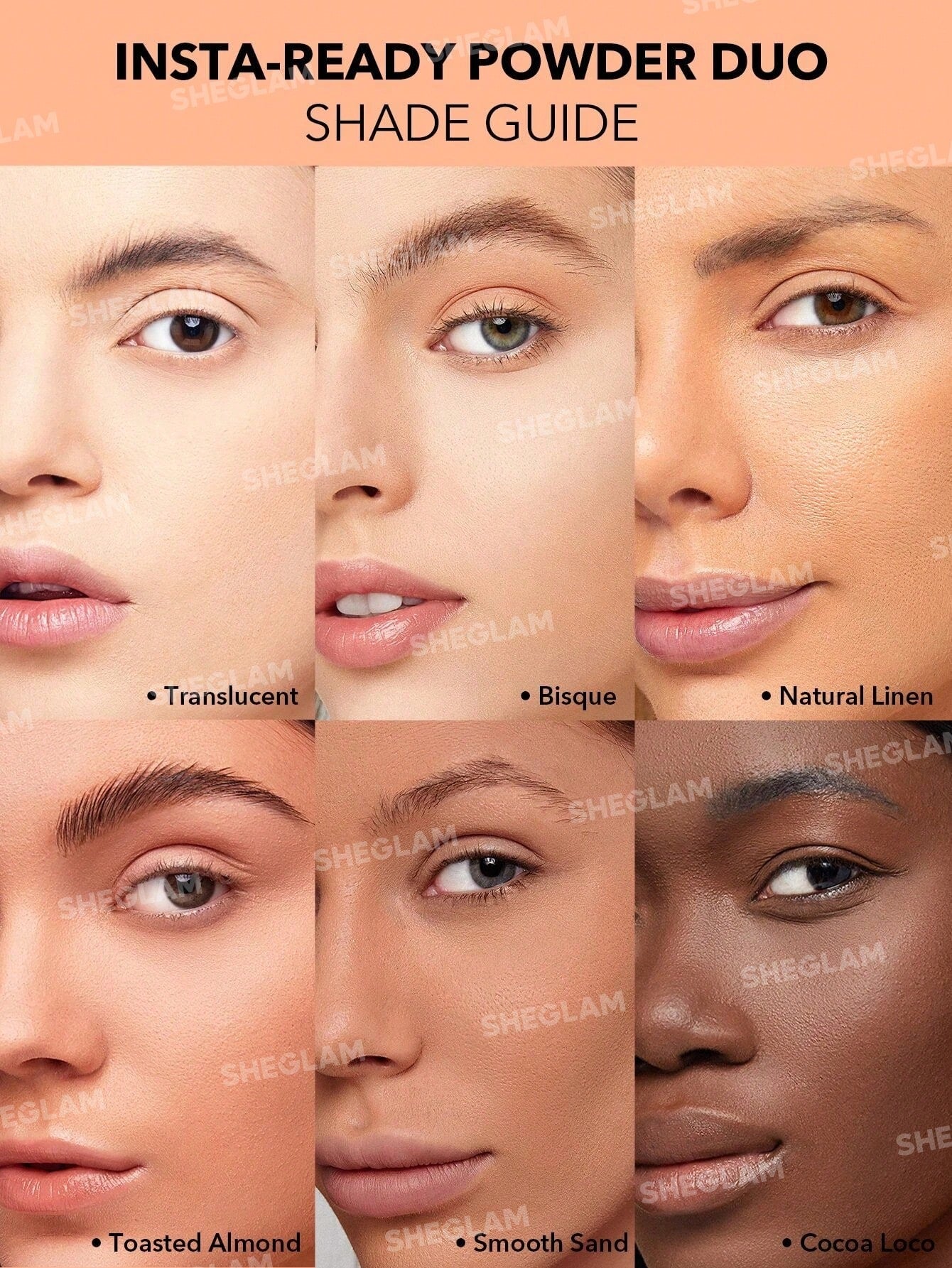 Insta-Ready Face & Under Eye Setting Powder Duo-00 Translucent