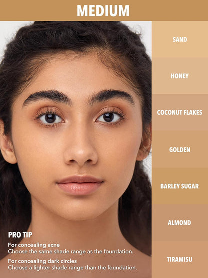 SHEGLAM 12HR Full Coverage Concealer Matte Finish Concealer Stick - Sand