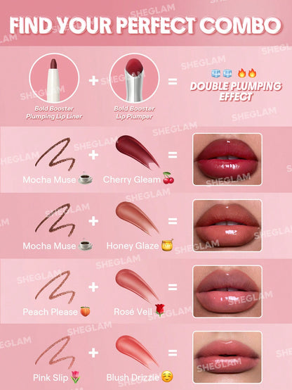 Bold Booster Lip Plumper-112 Blush Drizzle