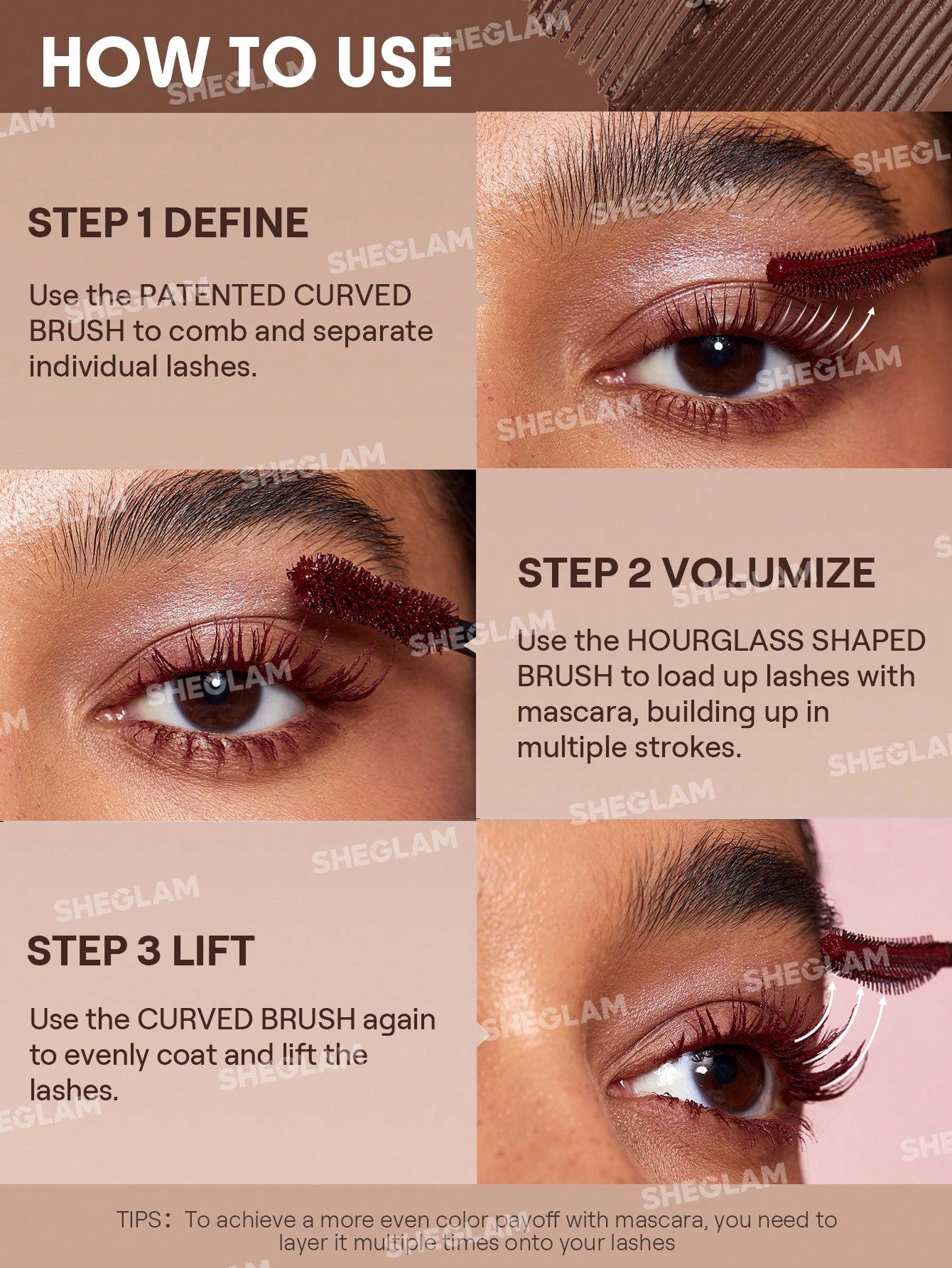 All-In-One Volume & Length Mascara-Waterproof Macchiato