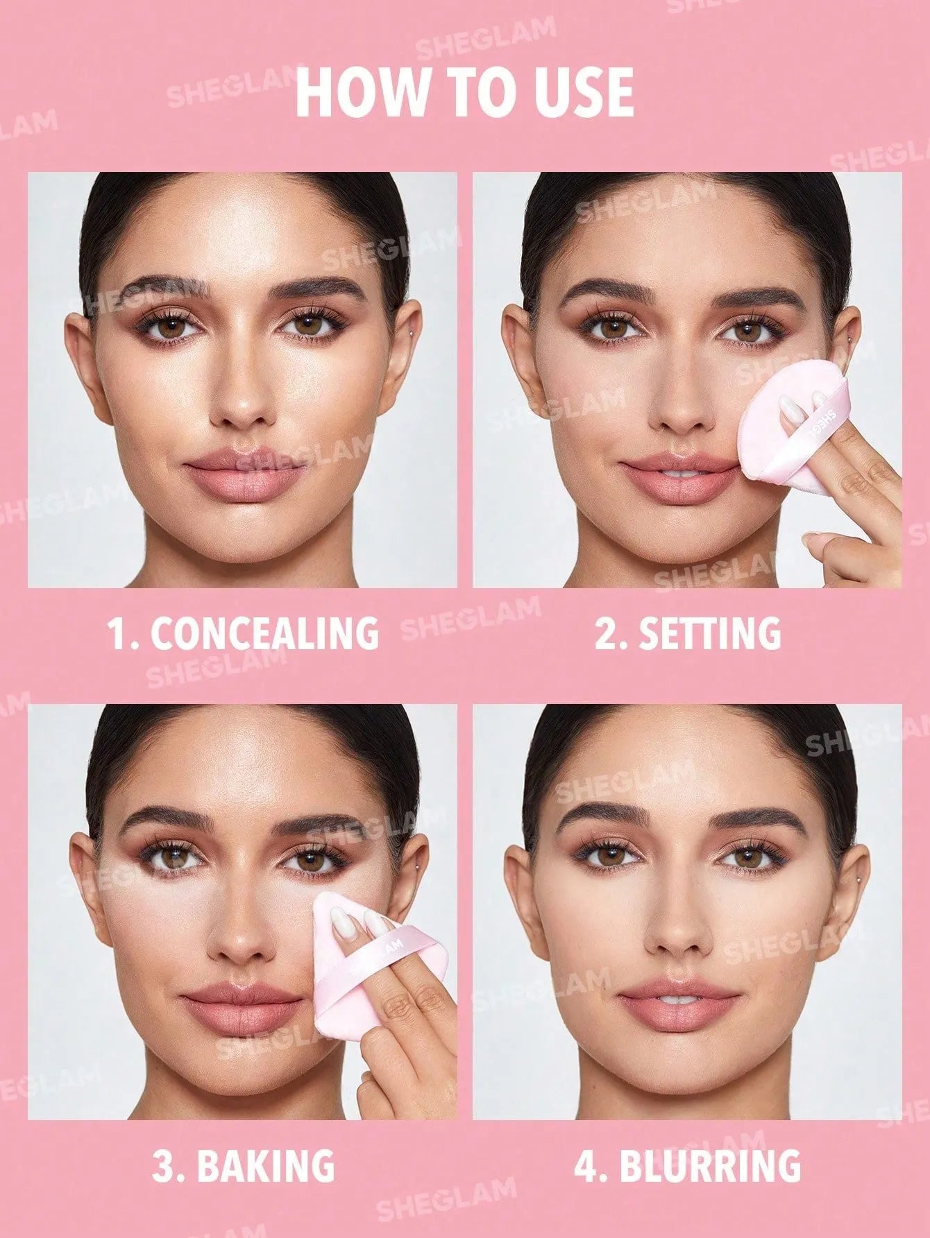 SHEGLAM - Insta-Ready Face & Under Eye Setting Powder Duo