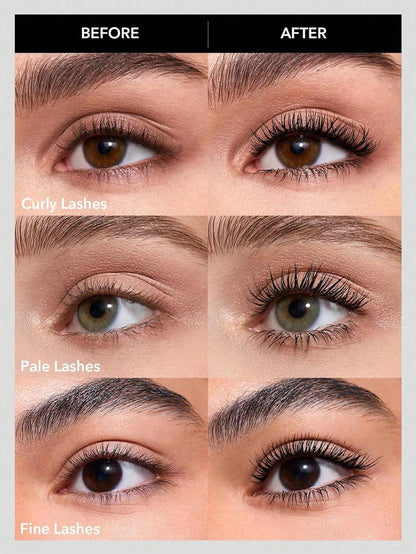 SHEGLAM 2 In 1 Black Volume and Length Washable Mascara Long Lasting
