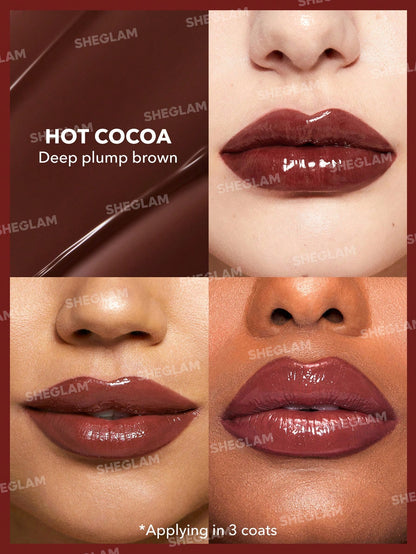 Pout-Perfect Shine Lip Plumper-509 Hot Cocoa