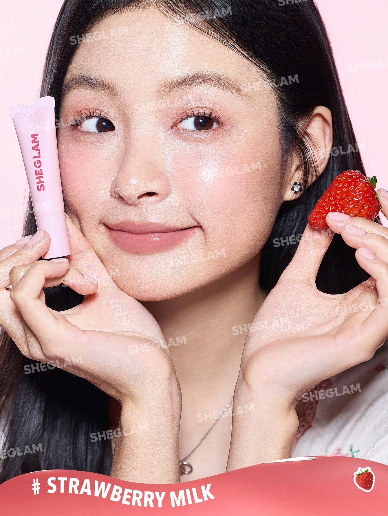 Crystal Glaze Moisturizing Lip Care-118 Strawberry Milk