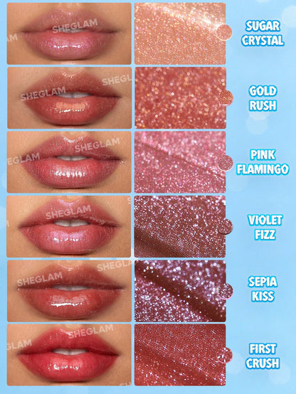 Pout-Perfect Shimmer Lip Plumper-555 Sepia Kiss