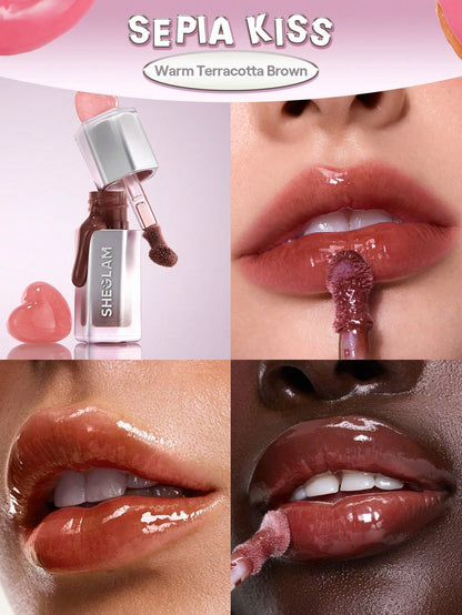 Glass Lock Air Gloss- 555 Sepia Kiss
