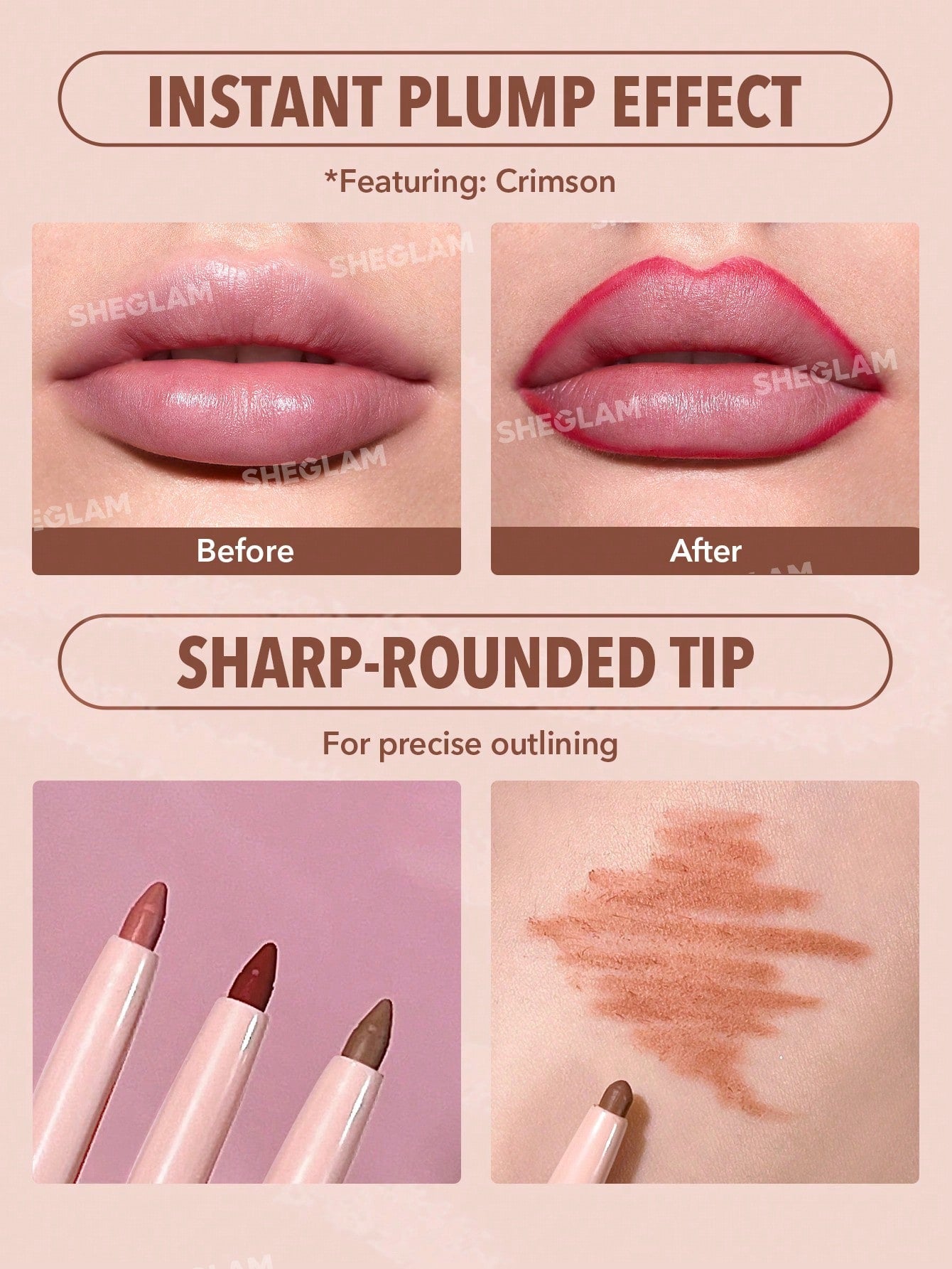 So Lippy Lip Liner-300 Misty Rose