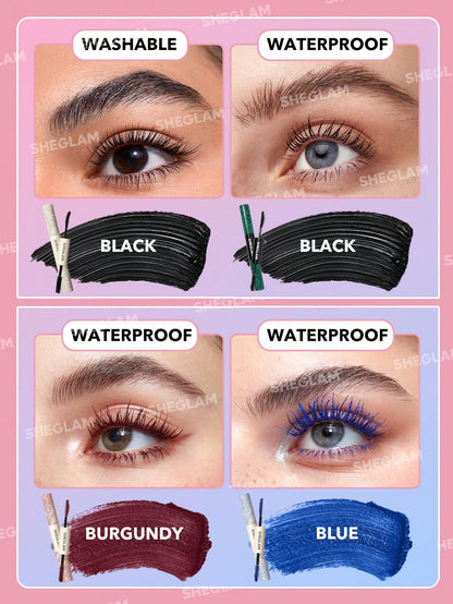 All-In-One Volume & Length Mascara-Waterproof Burgundy