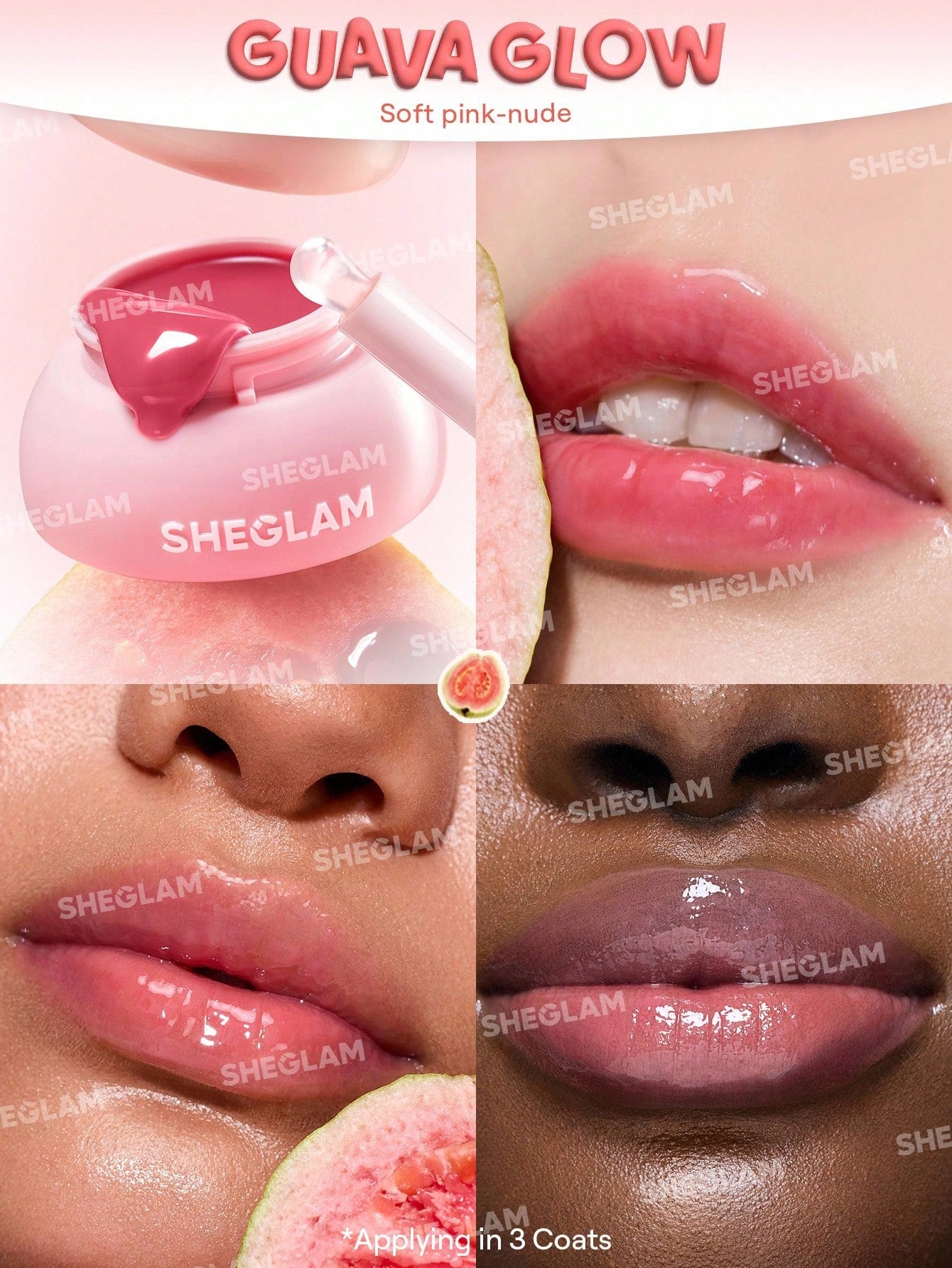 Hydra Jelly Pocket Lip Jam-106 Guava Glow