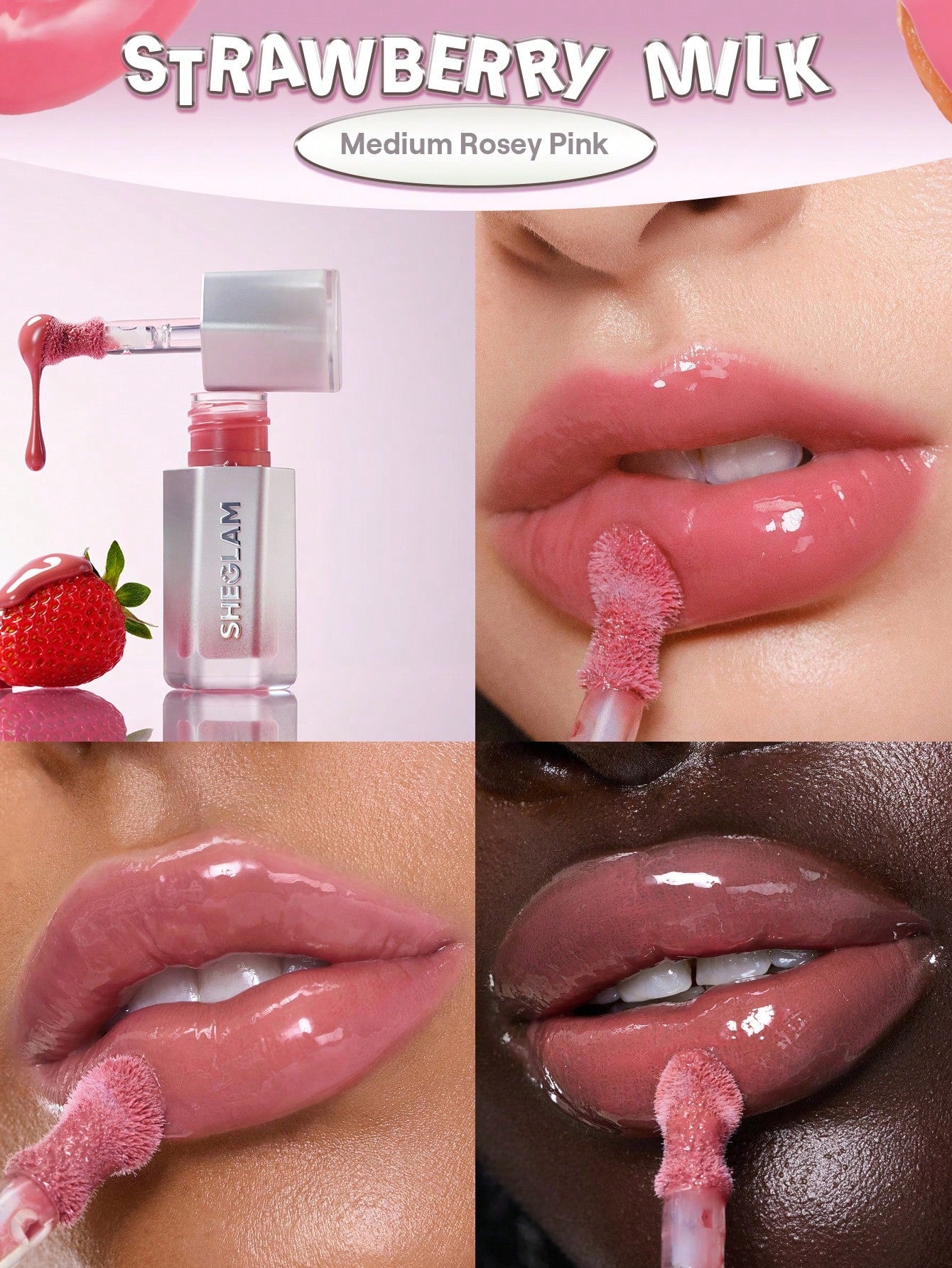 Glass Lock Air Gloss- 118 Strawberry Milk