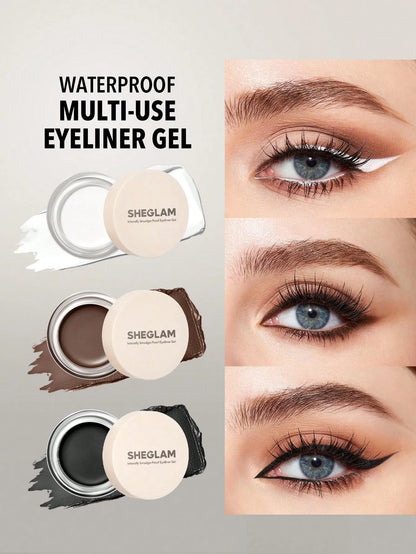 Shein - SHEGLAM Intensify Smudge-Proof Eyeliner Gel-Black