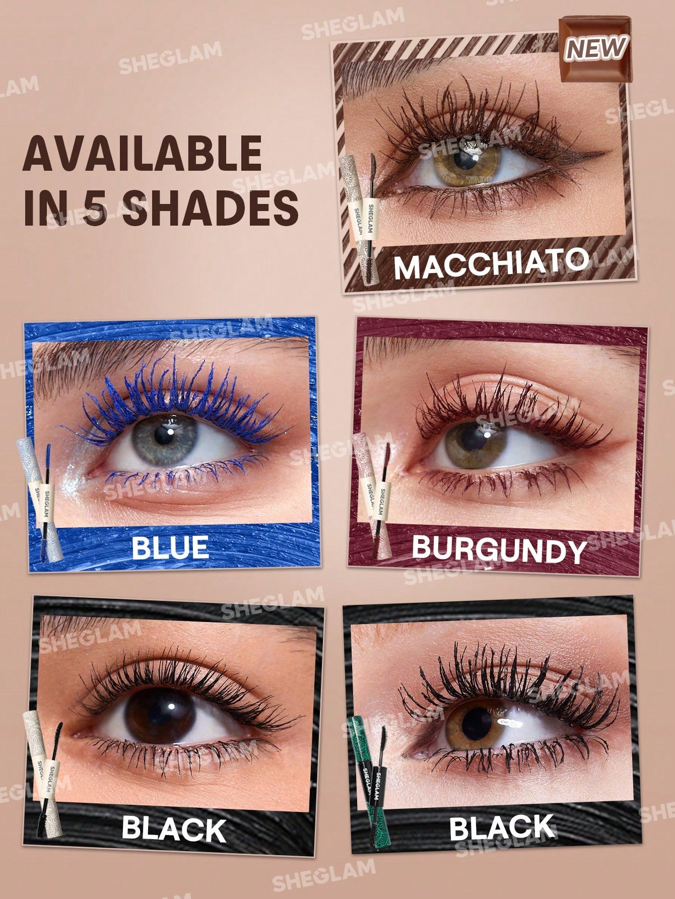All-In-One Volume & Length Mascara-Waterproof Macchiato