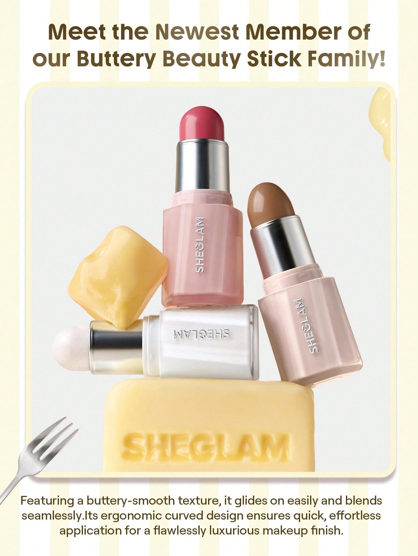 Buttery Buff Contour & Bronzer Stick-Warm Honey
