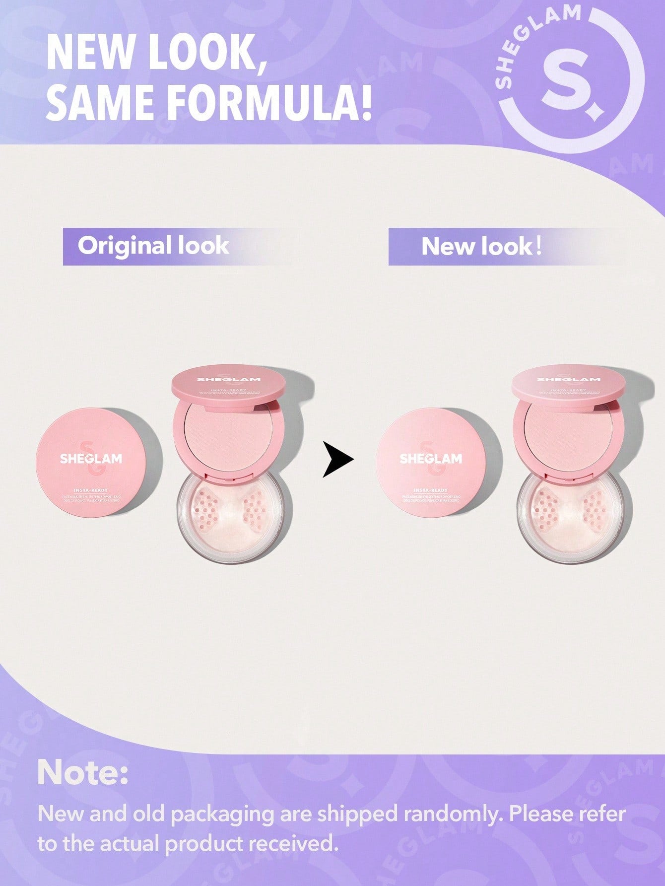 Insta-Ready Face & Under Eye Setting Powder Duo-01 Bubblegum