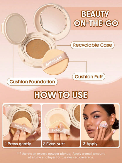 Lock & Go Long-Lasting Cushion Foundation-Warm Vanilla