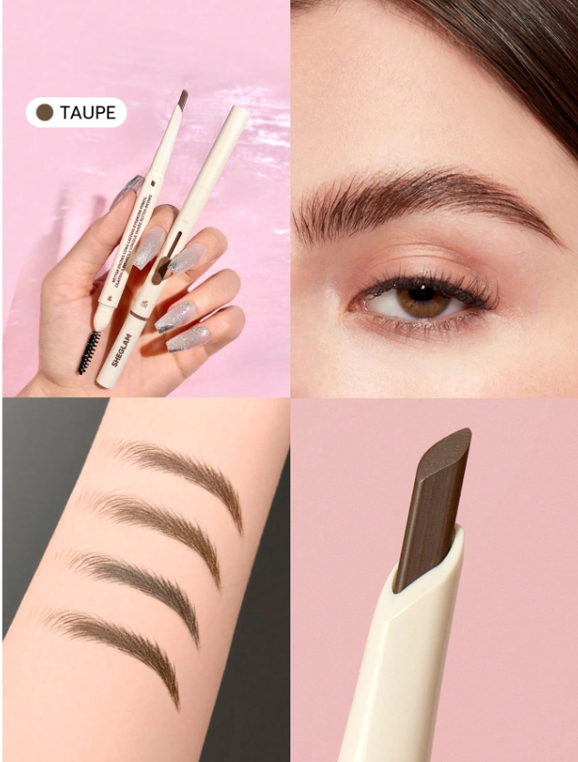 Shein - SHEGLAM Better Brows Long Lasting Eyebrow Pencil- Taupe