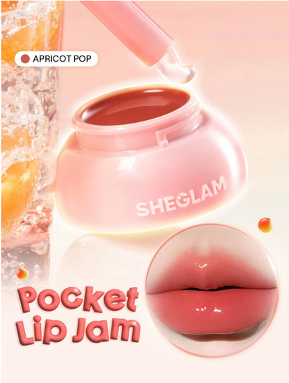 Shein - SHEGLAM Hydra Jelly Pocket Lip Jam- Apricot Pop