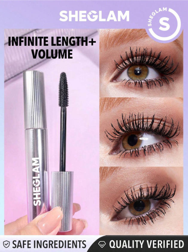 Shein - SHEGLAM Flutter Wink Volumizing Mascara Volumizing Lengthening Long-Lasting