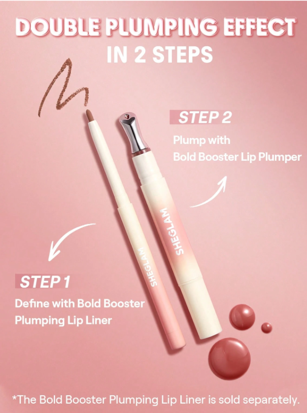 Shein - SHEGLAM Bold Booster Lip Plumper - Toffee Kiss