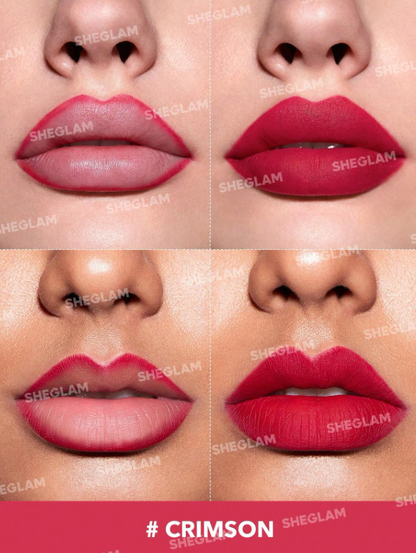 Shein - SHEGLAM So Lippy Lip Liner-Creamy Matte Lip Liner Pencil - Crimson