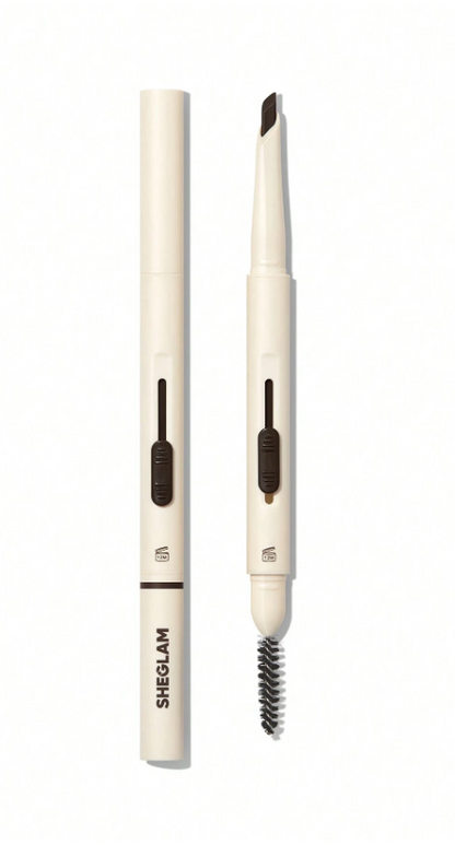 Shein - SHEGLAM Better Brows Long Lasting Eyebrow Pencil- Chocolate