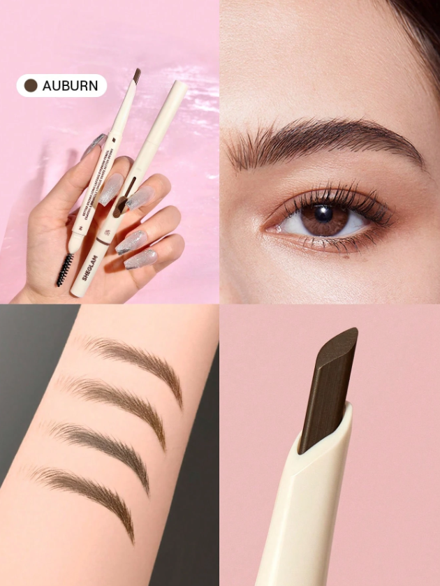 Shein - SHEGLAM Better Brows Long Lasting Eyebrow Pencil- Auburn